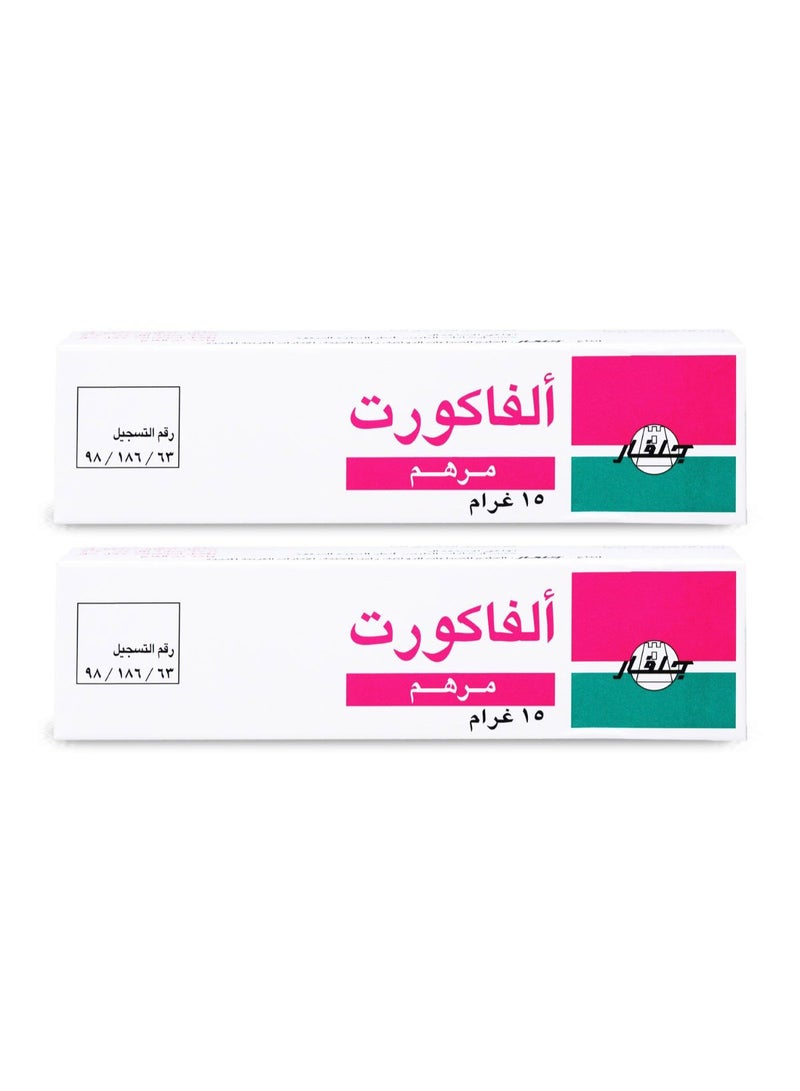 جلفار عبوتين من ألفاكورت مرهم 15 جم - Image 1